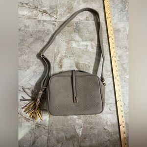Elegant Taupe Crossbody Bag
